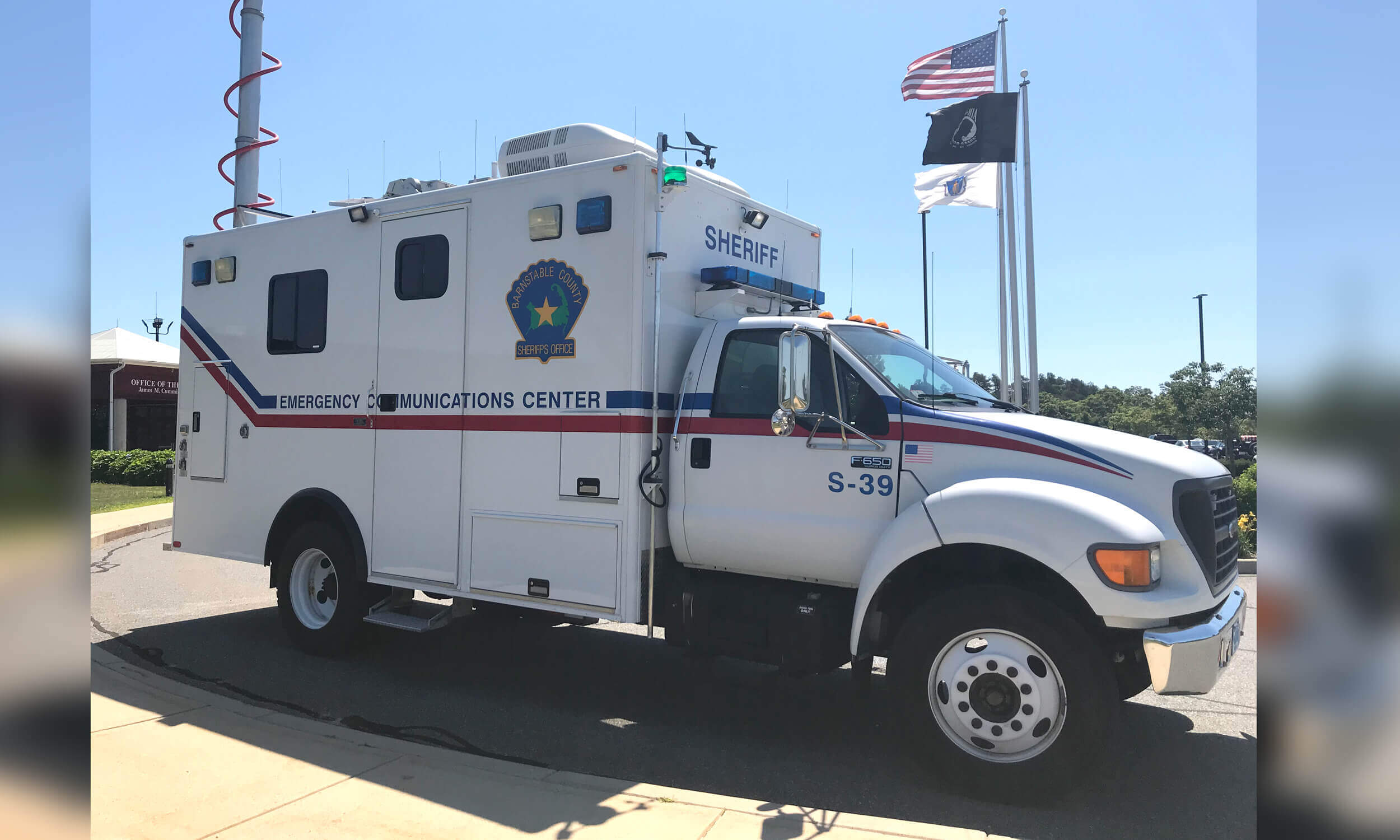 Mobile Command Center - Emergency Communications Center for Barnstable County