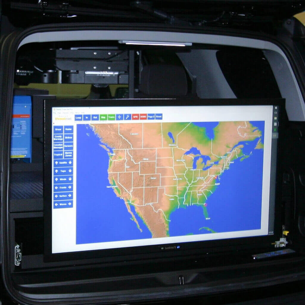 Rear Mounted Pull-Out Monitor