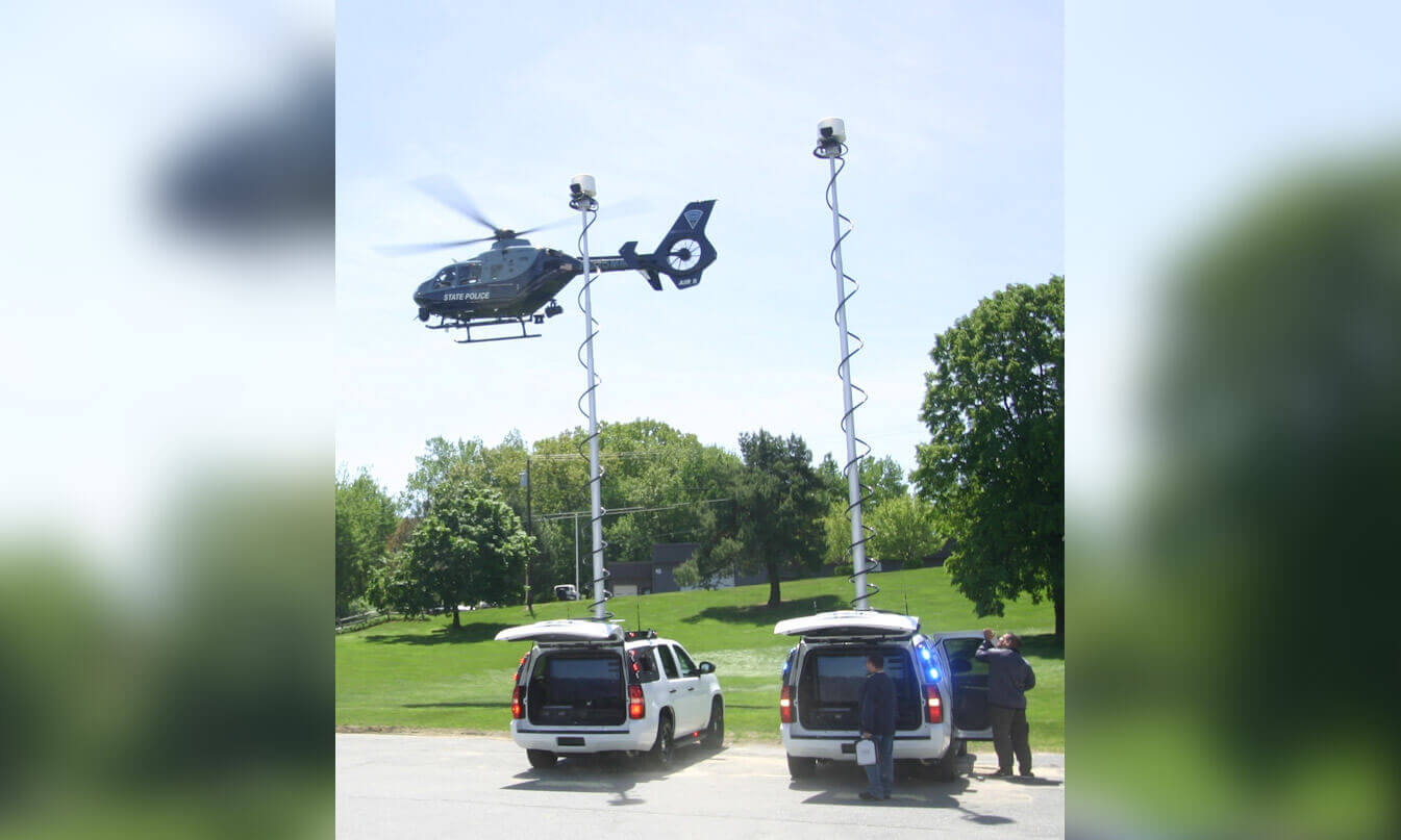 Mobile Emergency Operations Centers Masts and Helicopter Communications